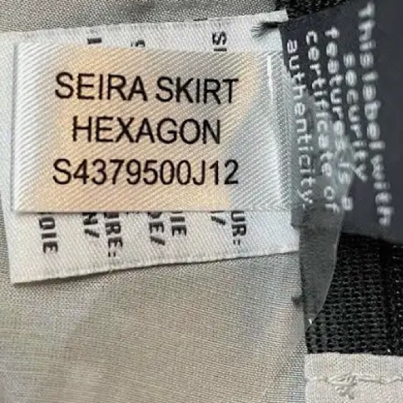 😍DVF Silk blend Seira Skirt Hexagon - Picture 3 of 9